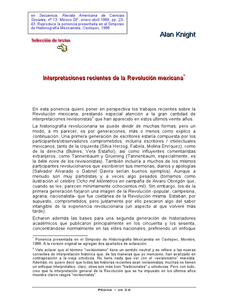 alan knight caudillos y campesinos en el mexico revolucionario